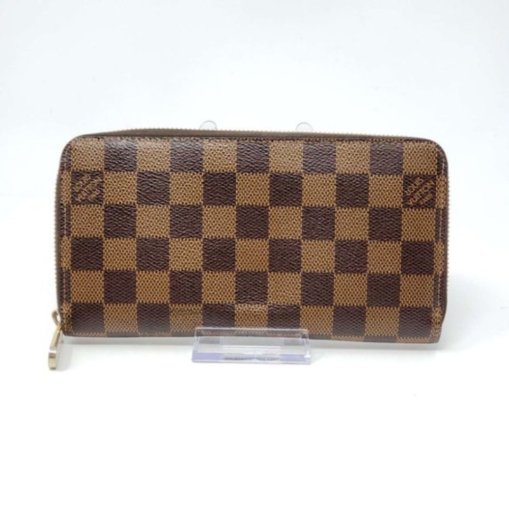 Authentic Louis Vuitton Damier Ebene Zippy Wallet - Picture 1 of 12